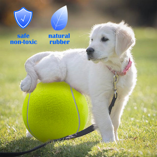 Banfeng Big Tennis Ball for Dogs, Giant Dog Tennis Ball Toy Large Outdoor Sports Gift for Small Medium Large Dog