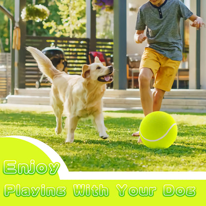 Banfeng Big Tennis Ball for Dogs, Giant Dog Tennis Ball Toy Large Outdoor Sports Gift for Small Medium Large Dog